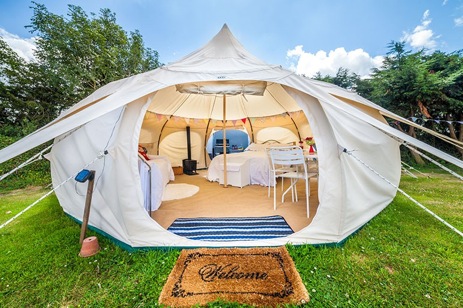 Glamping, camping con todo lujo de comodidades Glamping, camping con todo lujo de comodidades